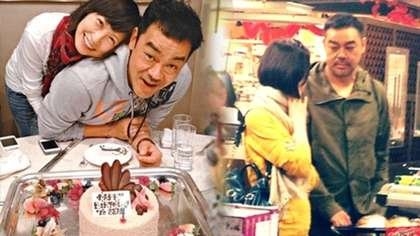 劉青云過49歲生日 與妻子郭藹明逛時代廣場超市