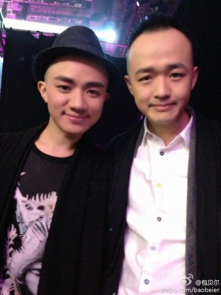 王祖藍包貝爾雙胞胎合體照